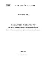 07-TCVN 6904 2001 Thang may dien - Phuong phap thu - cac yeu cau an toan ve cau tao va lap dat.pdf