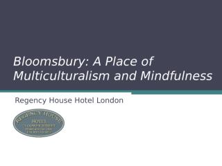 Bloomsbury_A Place of Multiculturalism and Mindfulness.pptx