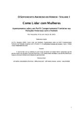 Nessahan Alita - O Sofrimento Amoroso do Homem - Volume I - Como Lidar com Mulheres (Ed. 2008).pdf
