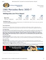 1985 Mercedes-Benz 300D-T 4 Door Sedan Prices, Values & Specs Window Sticker - NADAguides.pdf