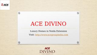 ACE Divino- luxury homes in Noida Extension.pptx