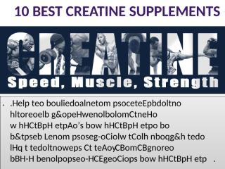 10 best creatine supplement.pptx