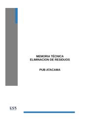 MT_Eliminacion de Residuos PUB ATACAMA.doc